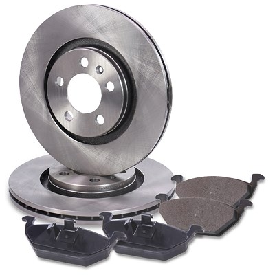 Atec Bremsscheiben+Bremsbeläge Vorderachse [Hersteller-Nr. NK-204759] für Audi, Seat, Skoda, VW von Atec