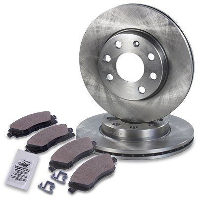 Atec Bremsscheiben+Bremsbeläge vorne +ABS BELÜFTET für Opel, Vauxhall von Atec