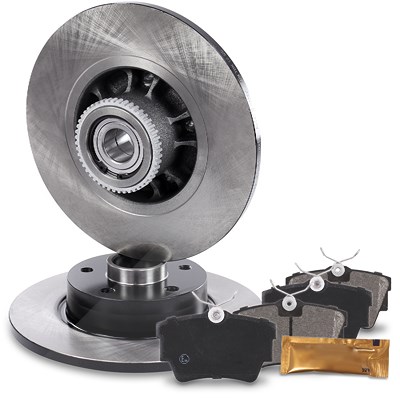 Atec Bremsscheiben + Bremsbeläge Hinterachse für Opel, Renault von Atec