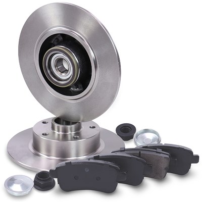Atec Bremsscheiben + Bremsbeläge Hinterachse Voll für Renault von Atec