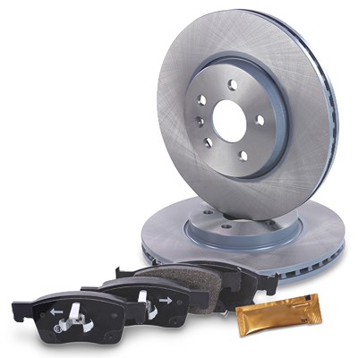 Atec Bremsscheiben + Bremsbeläge Vorderachse Belüftet für Opel von Atec