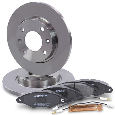 Atec Bremsscheiben + Bremsbeläge Vorderachse Voll für Citroën Atec Bremsscheiben + Bremsbeläge Vorderachse Voll für Citroën von Atec