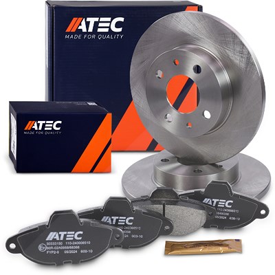 Atec Bremsscheiben + Bremsbeläge Vorderachse Voll für Fiat, Lancia Atec Bremsscheiben + Bremsbeläge Vorderachse Voll für Fiat, Lancia von Atec