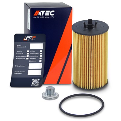 Atec Ölfilter + Ölablassschraube für Alfa Romeo, Chevrolet, Fiat, Opel, Saab, Suzuki von Atec