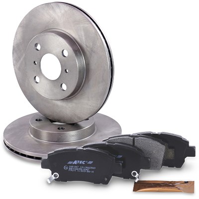 Atec Satz Bremsscheiben + Bremsbeläge Vorderachse für Toyota Atec Satz Bremsscheiben + Bremsbeläge Vorderachse für Toyota von Atec