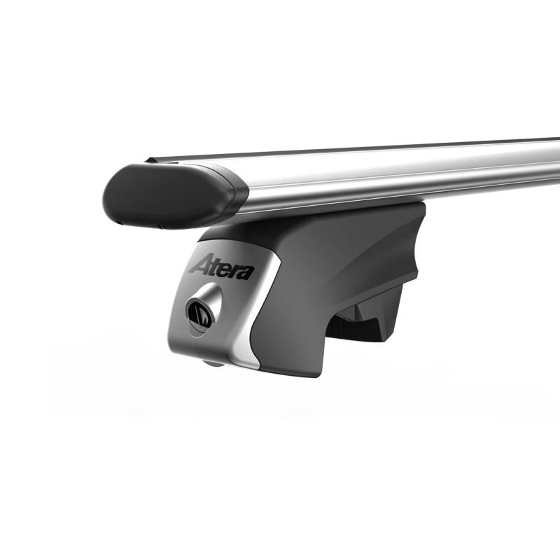 Atera 048522 PKW Dachträger Signo RTD - Alu Aero Profil silber - für Autos mit aufliegender Dachreling - 122 cm von Atera
