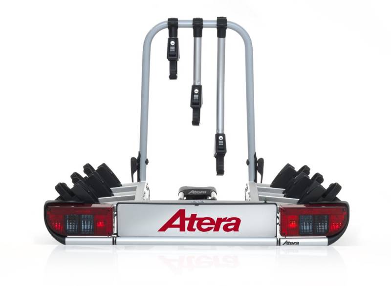 Atera 022601 PKW Fahrradträger Strada DL 3, Auto-Kupplungsträger leicht mit Rückleuchten - für 3 Fahrräder oder E-Bikes von Atera