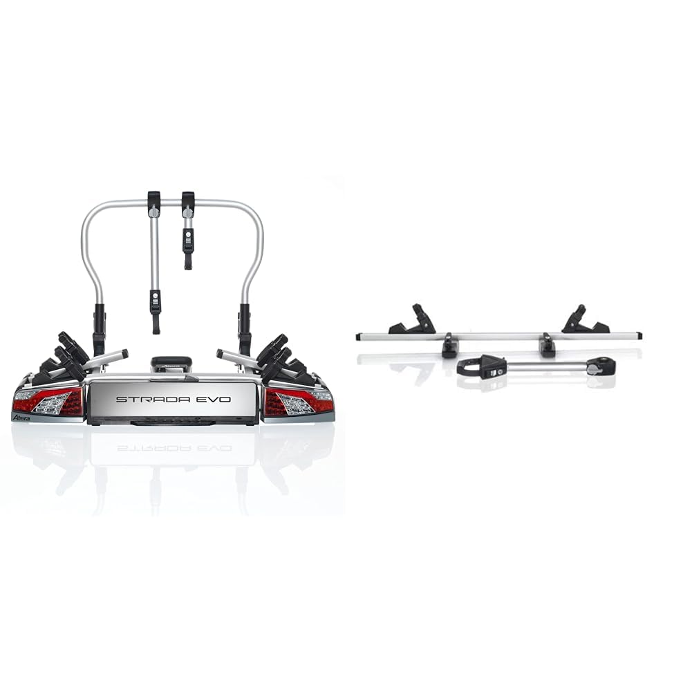 Atera 022700 PKW Fahrradträger Strada Evo 2 & 022710 Erweiterung Evo 2, eloxiertes Aluminium - Radschiene mit Abstandshalter für den Transport eines 3. Fahrrads Atera 022700 PKW Fahrradträger Strada Evo 2 & 022710 Erweiterung Evo 2, eloxiertes Aluminium - Radschiene mit Abstandshalter für den Transport eines 3. Fahrrads von Atera