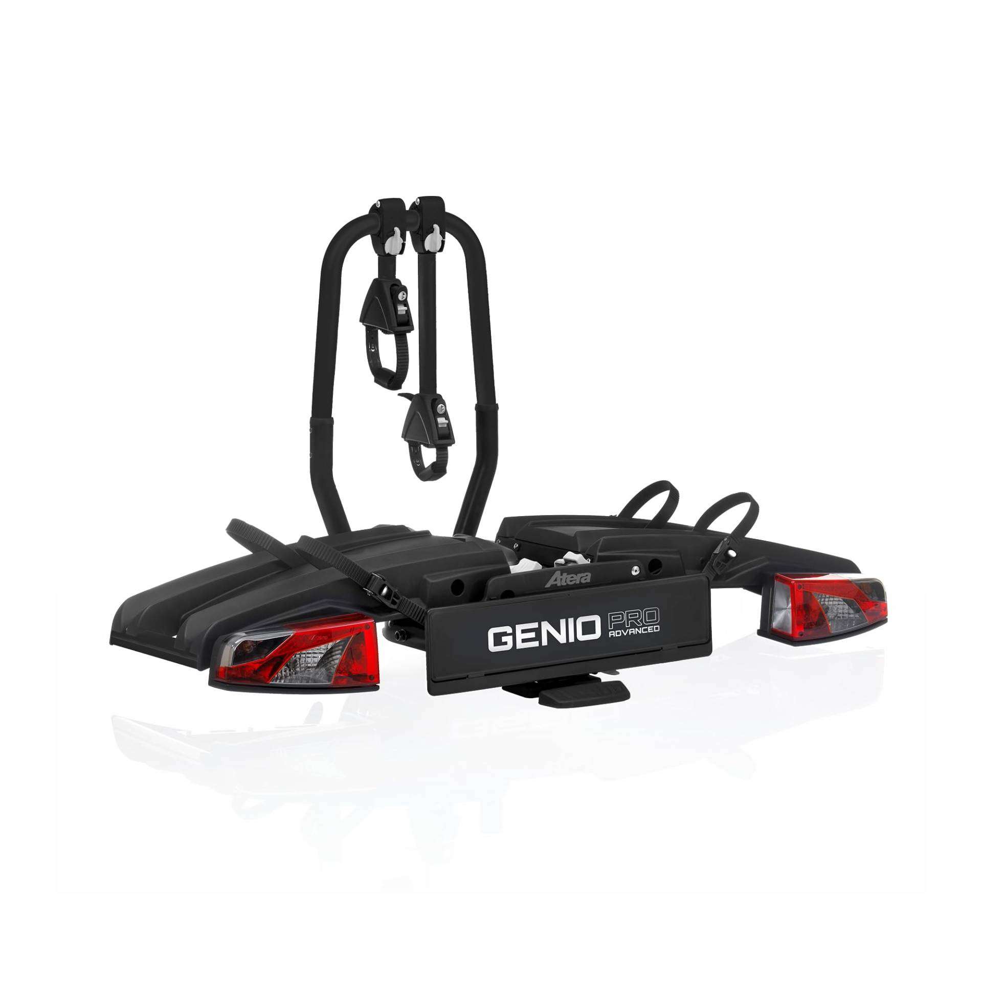 Atera 022785 PKW Fahrradträger Genio Pro Advanced, faltbar mit Leuchten - für 2 Fahrräder oder E-Bike - Black Edition Atera 022785 PKW Fahrradträger Genio Pro Advanced, faltbar mit Leuchten - für 2 Fahrräder oder E-Bike - Black Edition von Atera