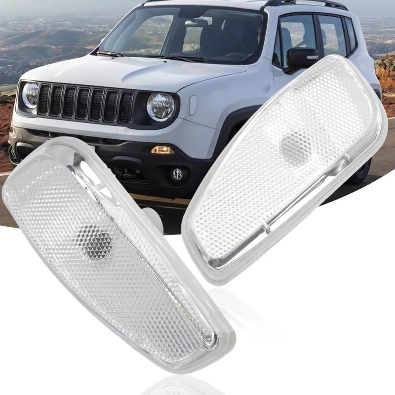 Attisfiera 2 x LED Blinkleuchte für 2014-2021 Renegade 51953116 Seitenblinker von Attisfiera