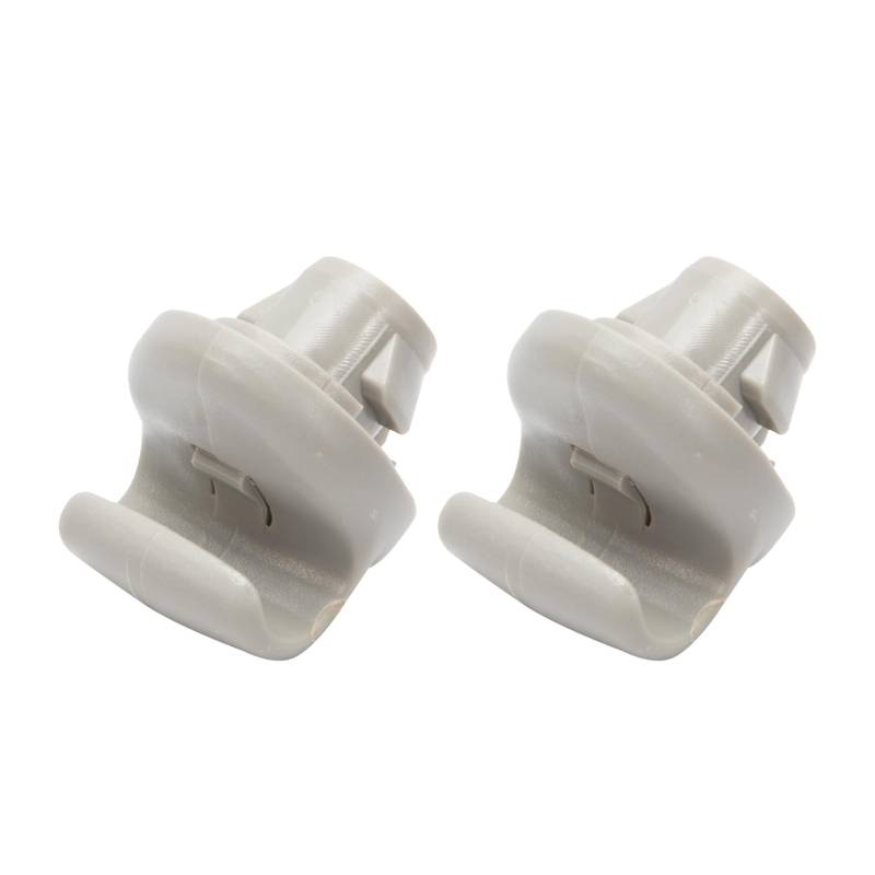 Attisfiera 2 x Sonnenblende mit Clip für Juke Tiida Sylphy Almera Teana 96409BC402 Grau Sun VisorClip von Attisfiera