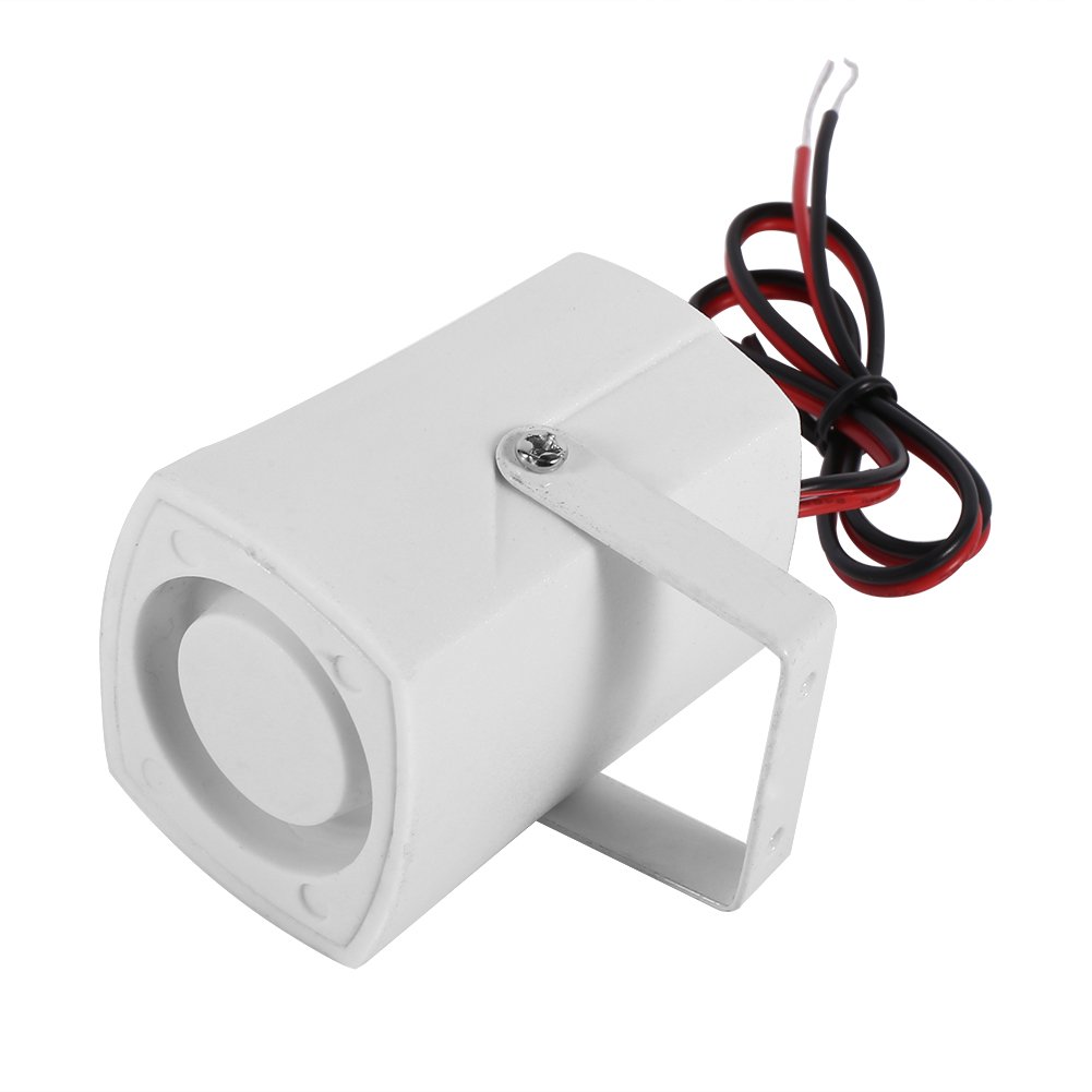Kabelgebundene Mini-Hupe Sirene Lautes Sicherheitsalarmsystem für Fahrzeuge zu Hause mit Unterstützung 110 dB DC 12V von Atyhao