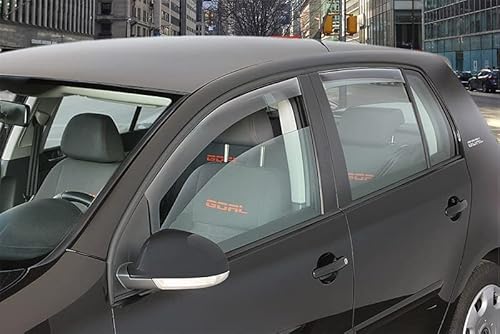 Au Co 4 Windabweiser hinten + vorne für Fiat 500L (5 Türer) ab 2012 von Au Co