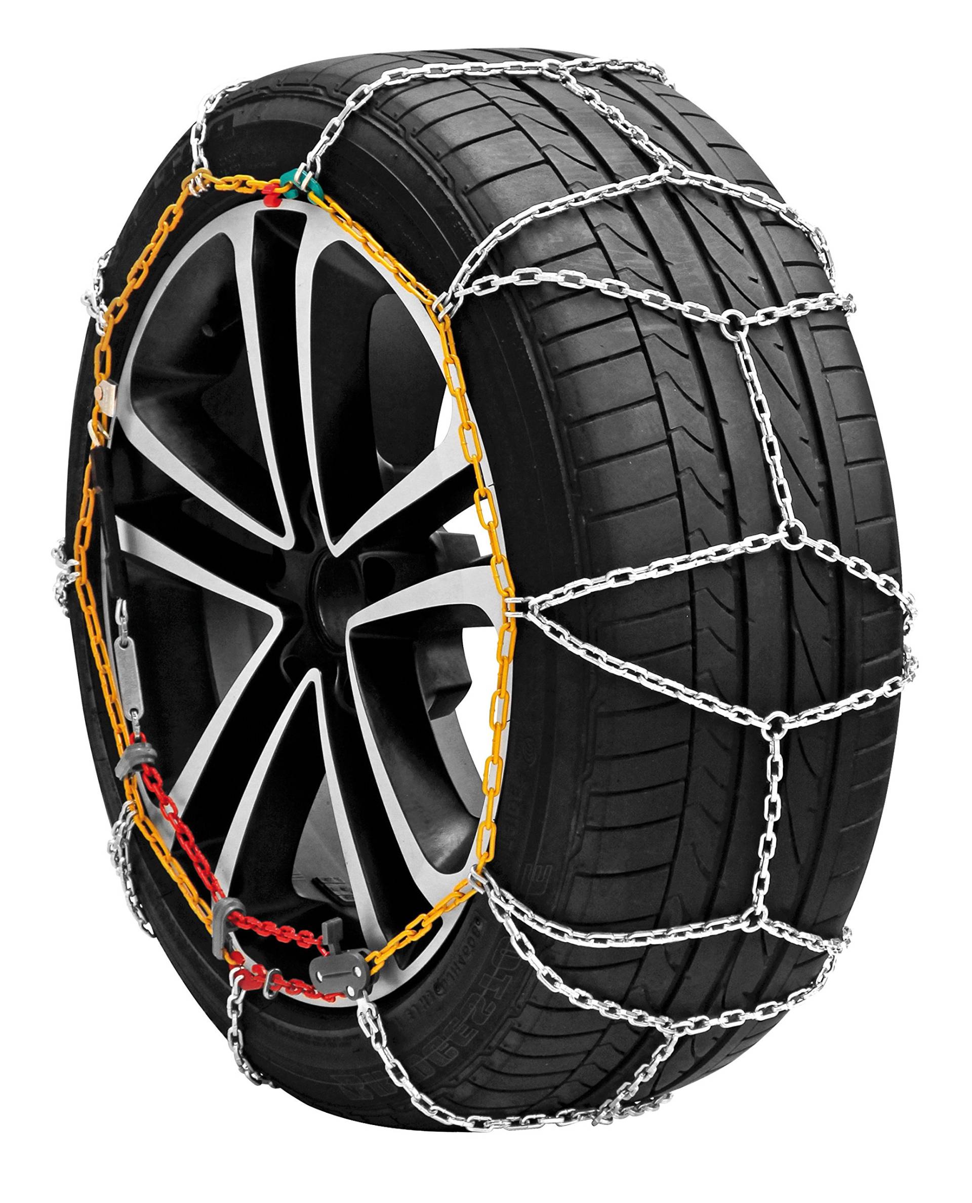 Schneeketten 9 mm Gruppe 12 - Größe 215/55 R18 - Zulassung Onorm 5117, TÜV, GS Schneeketten 9 mm Gruppe 12 - Größe 215/55 R18 - Zulassung Onorm 5117, TÜV, GS von Famry