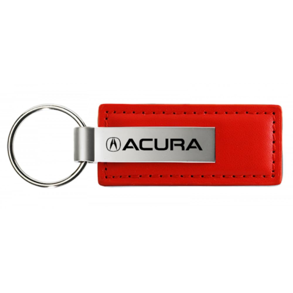 Acura Logo rot Leder Auto Schlüsselanhänger, offizielles Lizenzprodukt Acura Logo rot Leder Auto Schlüsselanhänger, offizielles Lizenzprodukt von Au-TOMOTIVE GOLD