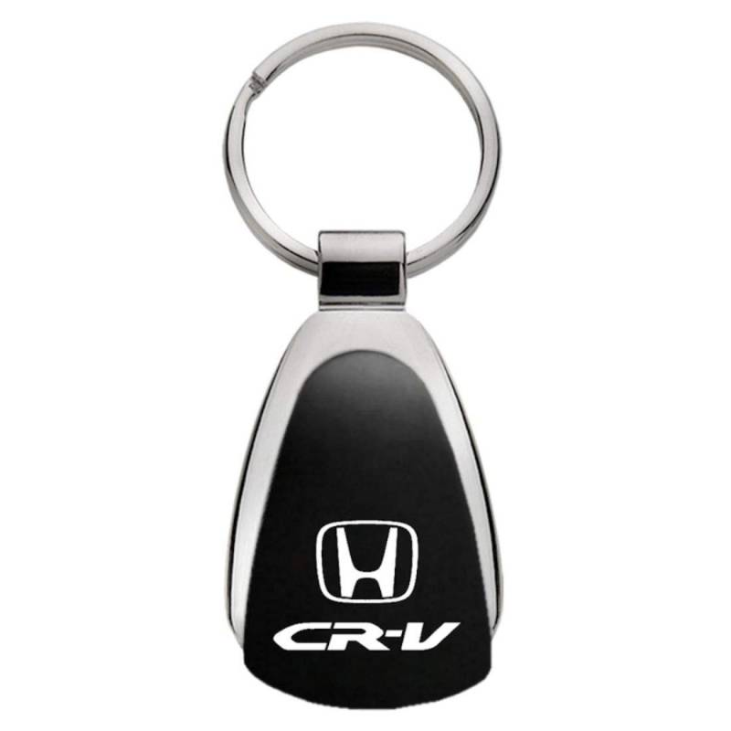 DanteGTS Honda CRV Tropfenform Schlüsselanhänger Authentic Logo Kette Key Ring Schlüsselanhänger Lanyard, schwarz von AU-TOMOTIVE GOLD