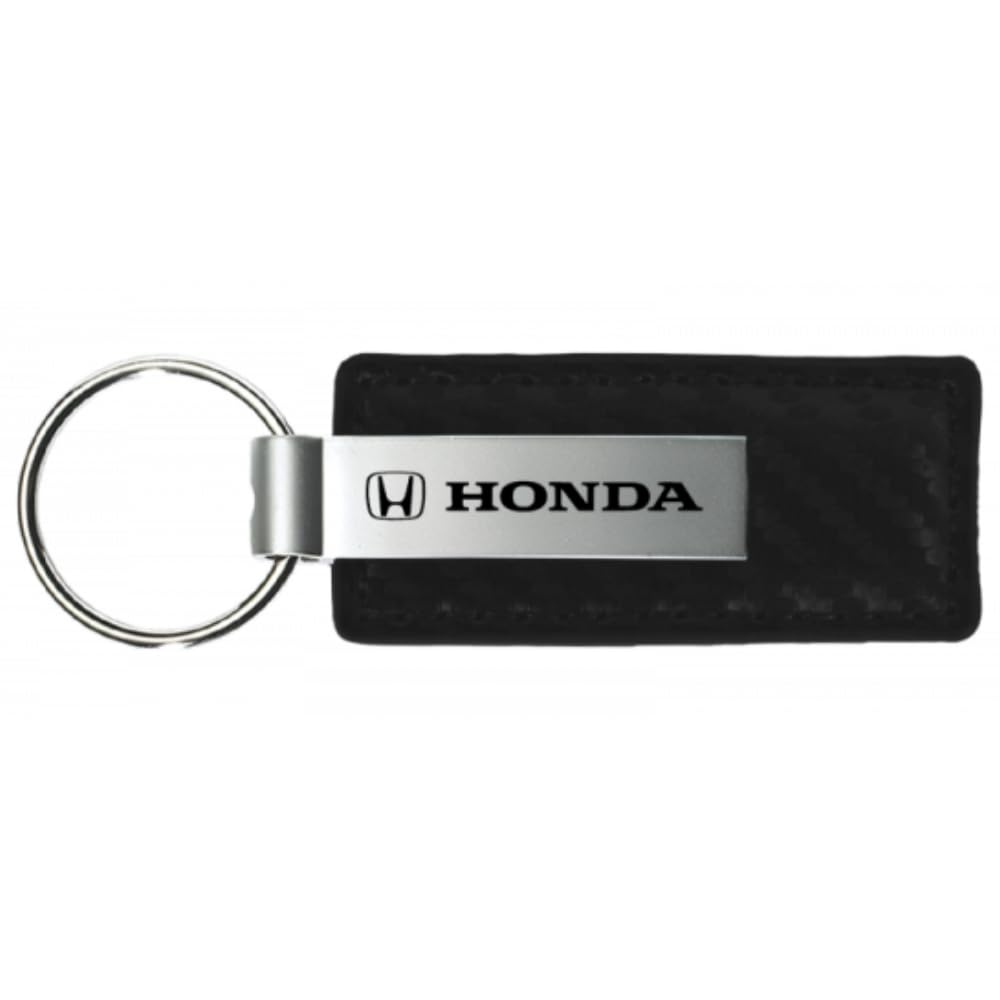 Au-TOMOTIVE GOLD, INC. Offiziell lizenzierter Schlüsselanhänger aus Karbonfaser-Leder für Honda (schwarz), Schwarz, 1 " x 3-1/4 ", Modern Au-TOMOTIVE GOLD, INC. Offiziell lizenzierter Schlüsselanhänger aus Karbonfaser-Leder für Honda (schwarz), Schwarz, 1 " x 3-1/4 ", Modern von AU-TOMOTIVE GOLD