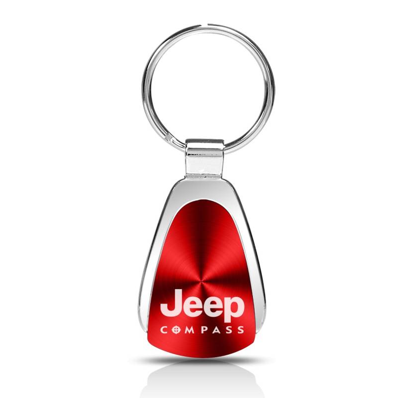 Jeep Compass rot Tear Drop Schlüsselanhänger von Au-TOMOTIVE GOLD