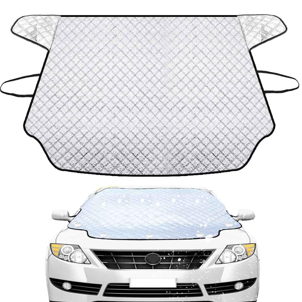Frontscheibenabdeckung Winter, 153 * 125CM Windschutzscheibenabdeckung Auto Abdeckplane Winter Scheibenabdeckung Auto Winter Groß Die Gegen Schnee, EIS, Frost, Staub, Sonne Frontscheibenabdeckung Winter, 153 * 125CM Windschutzscheibenabdeckung Auto Abdeckplane Winter Scheibenabdeckung Auto Winter Groß Die Gegen Schnee, EIS, Frost, Staub, Sonne von AuFiiy