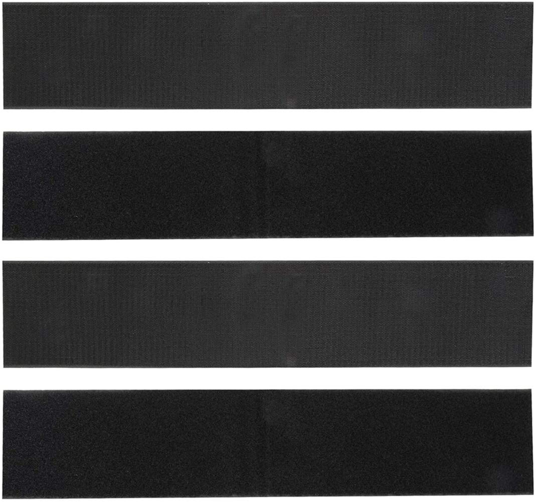 Aublinto 2 Paar Auto Kennzeichen Klettverschluss,100 x 500 mm Rahmenlose Kennzeichenhalterung Universal Nummernschildhalter Klettverschluss Selbstklebend Auto Kennzeichenhalter von Aublinto