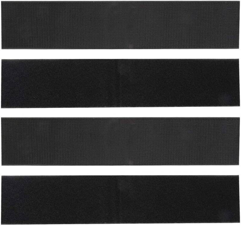 Aublinto 2 Paar Auto Kennzeichen Klettverschluss,100 x 500 mm Rahmenlose Kennzeichenhalterung Universal Nummernschildhalter Klettverschluss Selbstklebend Auto Kennzeichenhalter von Aublinto