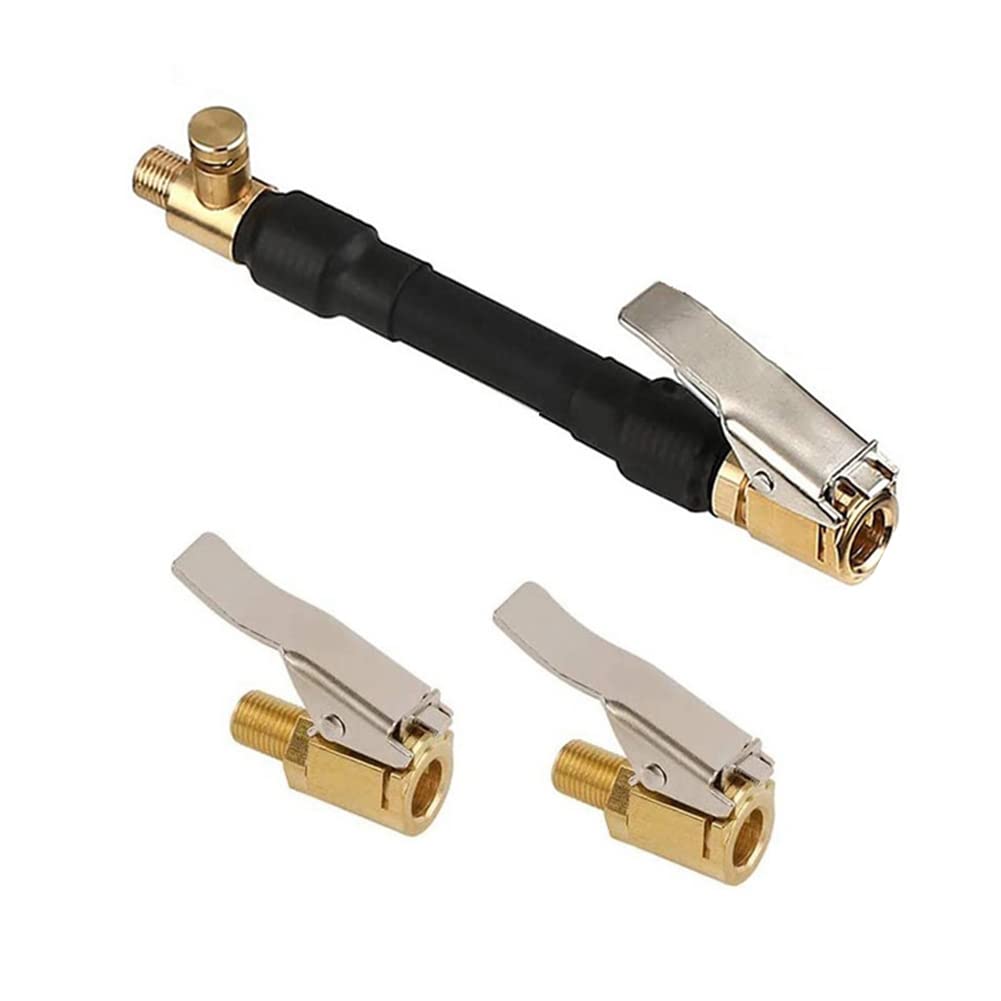 Auto Luft Reifen Schlauch, Autoventil Hebelstecker Air Chuck Air Reifen Pumpe Schlauch Adapter Auto Tyre Inflator Hose Adapter Reifenfüllschlauch Verlängerungsrohr für Motorrad Fahrrad LKW Auto Luft Reifen Schlauch, Autoventil Hebelstecker Air Chuck Air Reifen Pumpe Schlauch Adapter Auto Tyre Inflator Hose Adapter Reifenfüllschlauch Verlängerungsrohr für Motorrad Fahrrad LKW von Aublinto