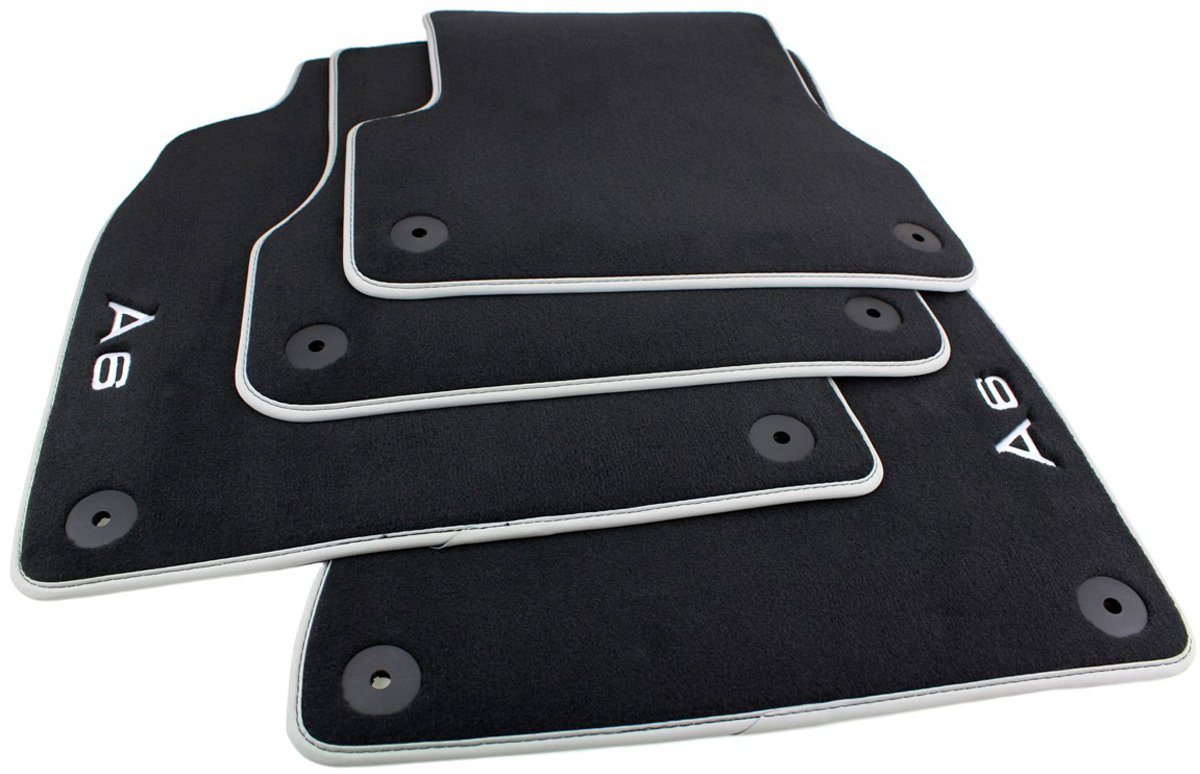 Textil-Fußmatten Premium Original Audi A6 S6 4G 4er-Set vorn + hinten Velours S-line Textil-Fußmatten Premium Original Audi A6 S6 4G 4er-Set vorn + hinten Velours S-line von Audi