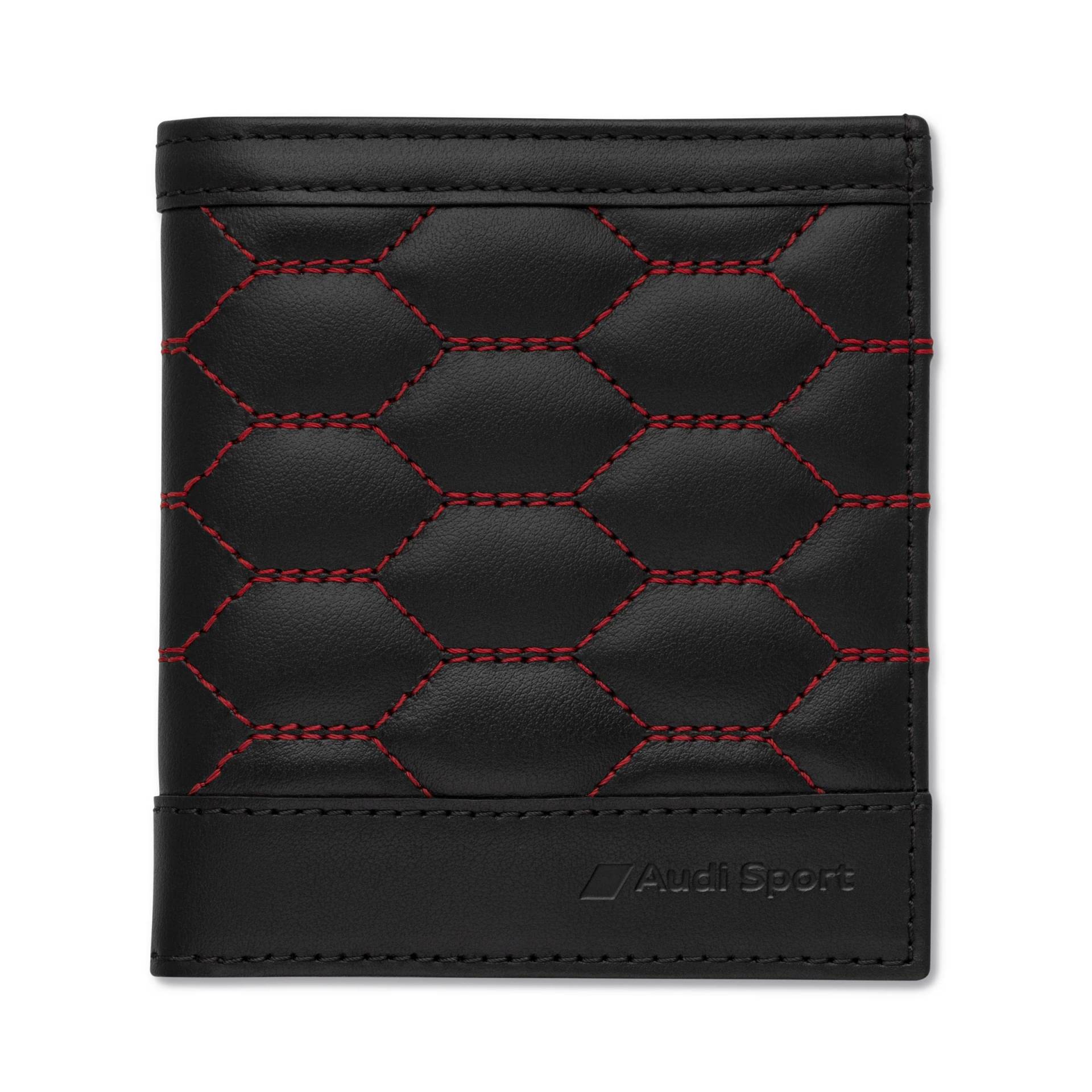 Audi 3152201300 Geldbörse Minibörse Leder Herren RFID-Schutz Portemonnaie, schwarz/rot Audi 3152201300 Geldbörse Minibörse Leder Herren RFID-Schutz Portemonnaie, schwarz/rot von Audi collection