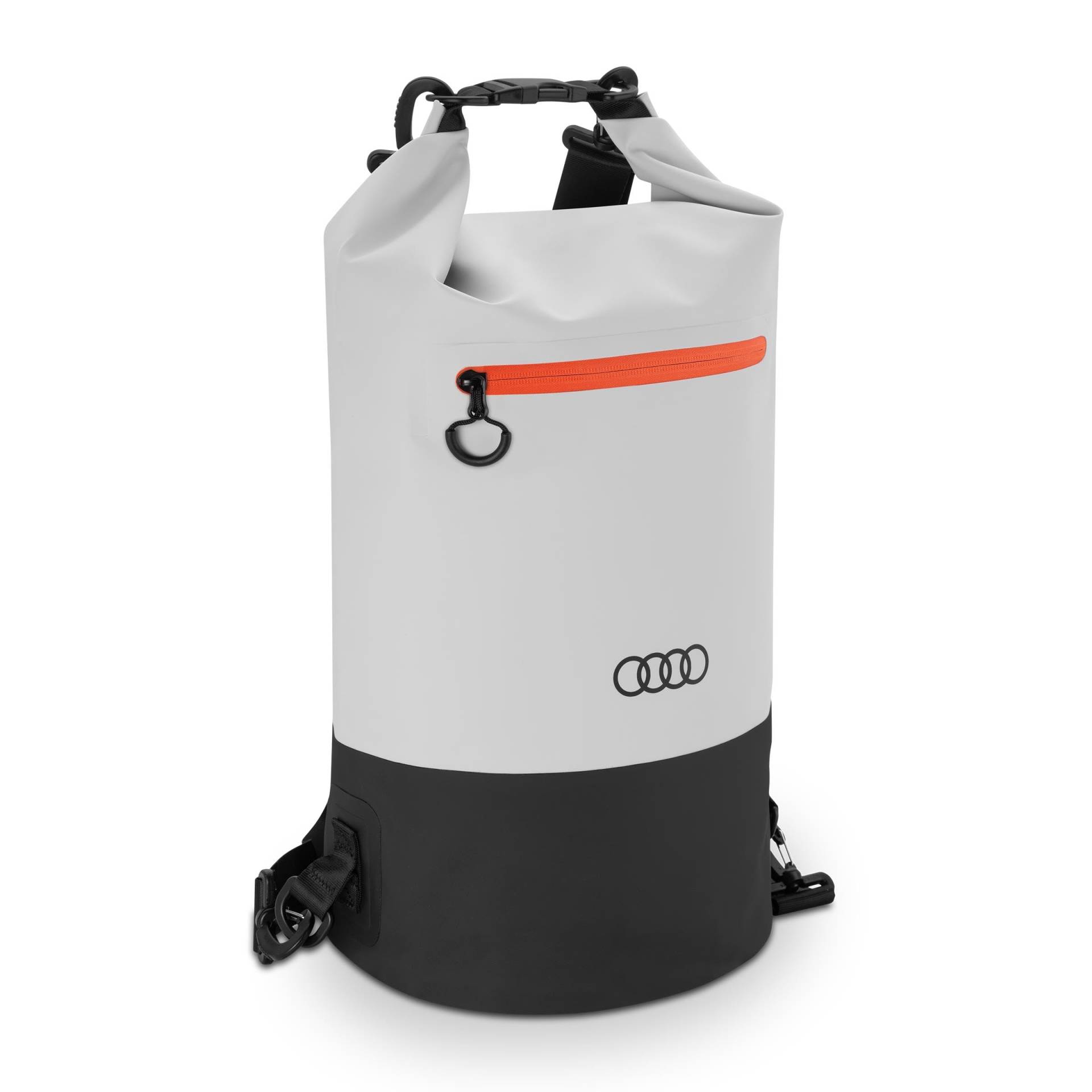Audi 3152400700 Packsack Dry Bag Rucksack Tasche, wasserdicht, mit Ringe Logo, grau Audi 3152400700 Packsack Dry Bag Rucksack Tasche, wasserdicht, mit Ringe Logo, grau von Audi collection