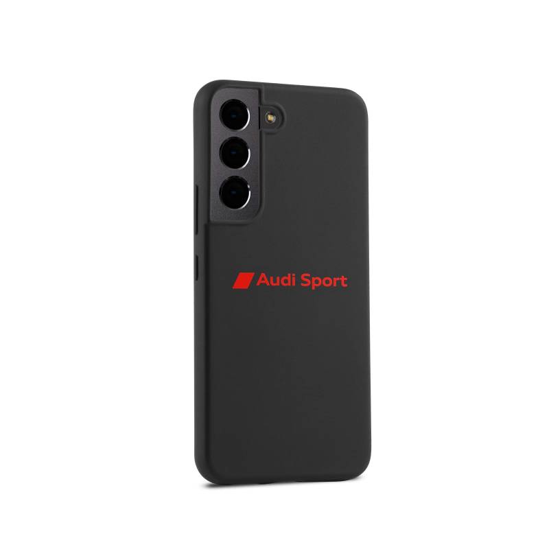 Audi 3222200201 Smartphone Case Cover Hülle Handy Schutzhülle,Silikon, schwarz, mit Audi Sport Logo von Audi collection