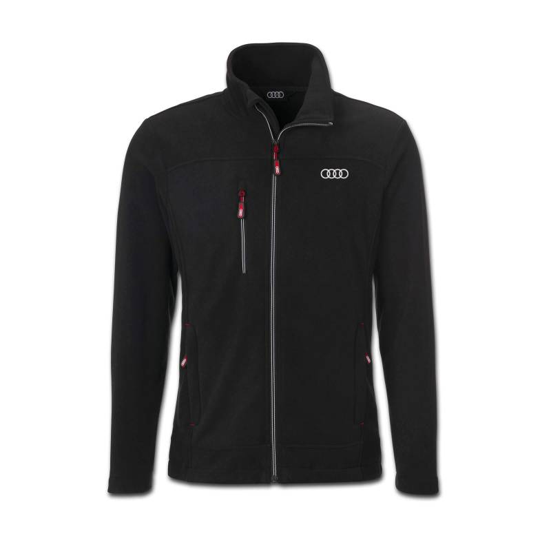 Audi collection Herren Fleecejacke (XXL), Schwarz von Audi