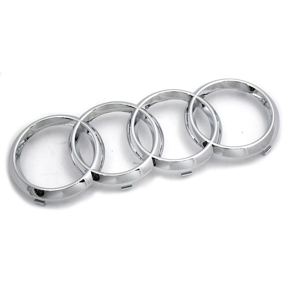 8X0853605 Original Ringe Zeichen Kühlergrill Emblem Logo chrom von Audi