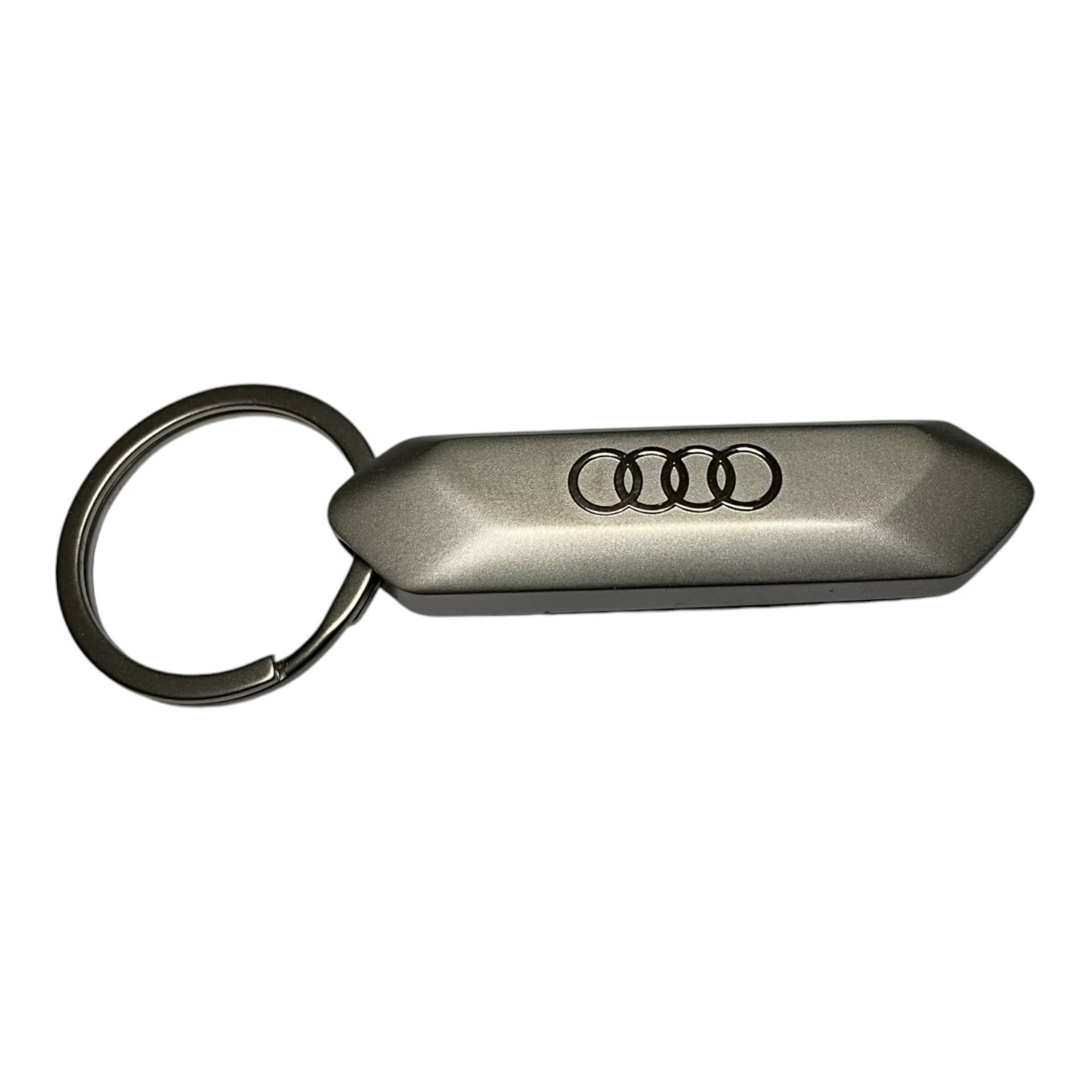 Audi 3182100400 Schlüsselanhänger Ringe Logo Edelstahl Schlüsselband Keyring, silber, Einheitsgröße Audi 3182100400 Schlüsselanhänger Ringe Logo Edelstahl Schlüsselband Keyring, silber, Einheitsgröße von Audi