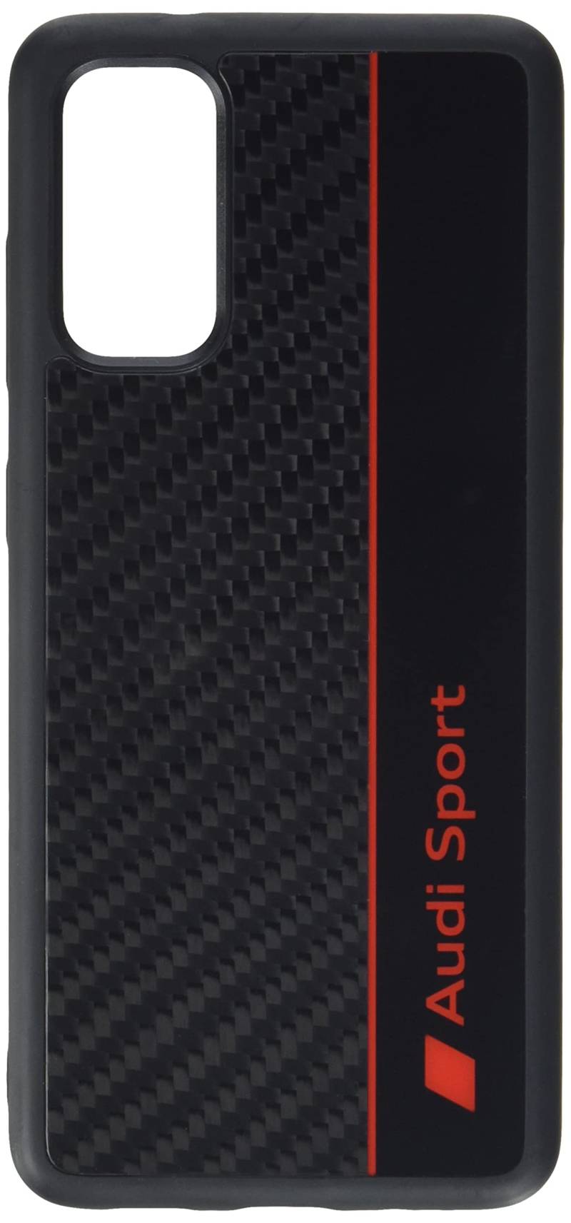 Audi 3222000302 Smartphone Case Schutzhülle Mobiltelefon Cover, grau/rot, für Samsung S20 von Audi