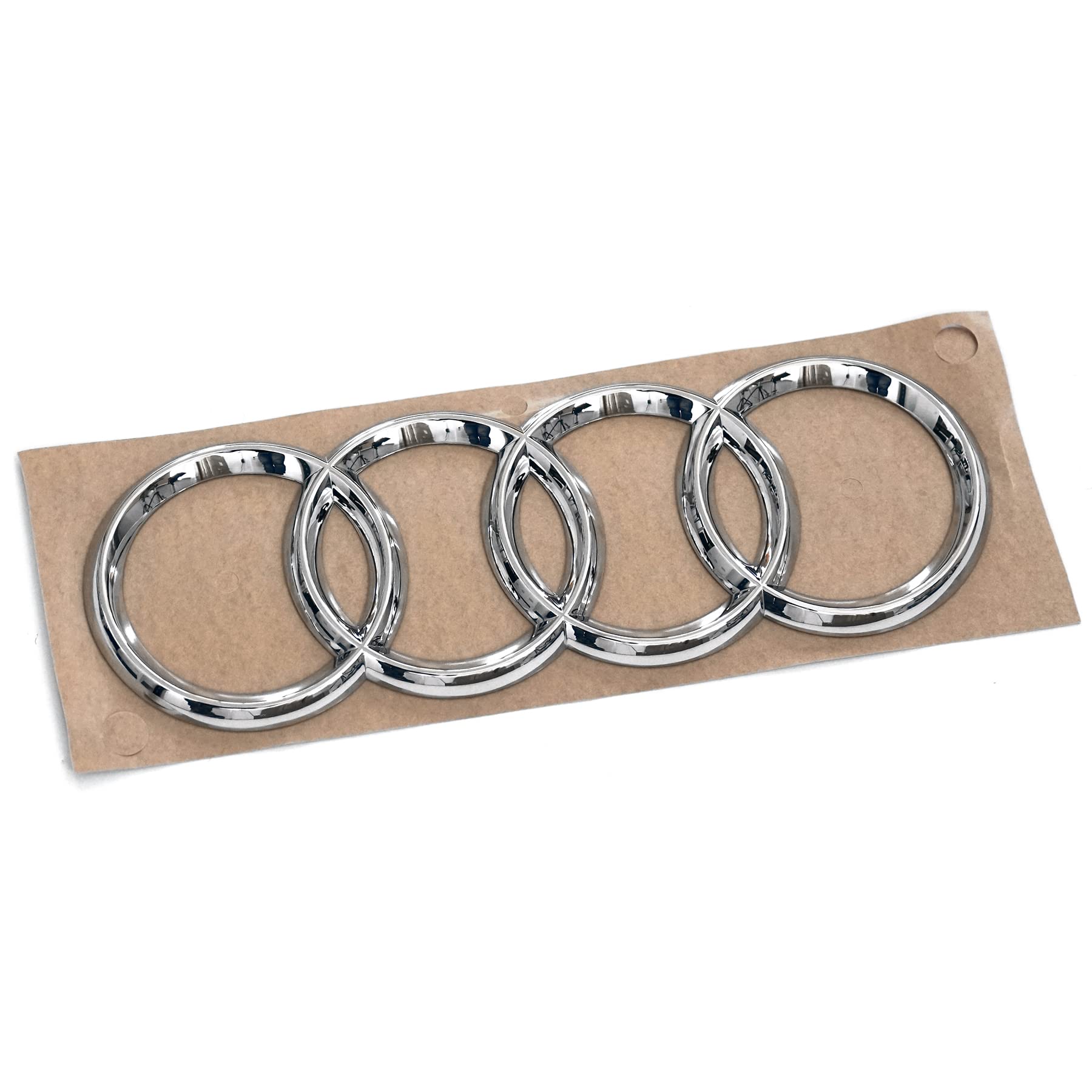 Audi 4F0853742C2ZZ Ringe Emblem Zeichen Heckklappe Logo, Chrom/Silber, nur Limousine, nur ab Produktion 10/2008 Audi 4F0853742C2ZZ Ringe Emblem Zeichen Heckklappe Logo, Chrom/Silber, nur Limousine, nur ab Produktion 10/2008 von Audi