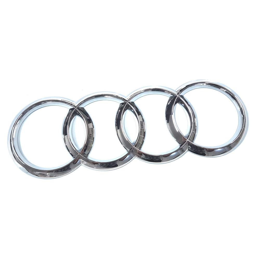 Audi 4G58537422ZZ Ringe Logo Zeichen Heckklappe Emblem chrom, nur Limousine von Audi