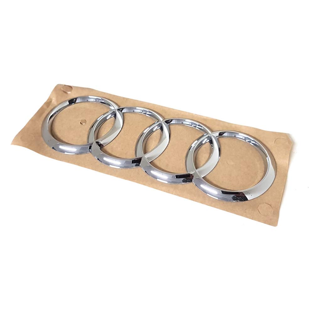 Audi 4G98537422ZZ Ringe Logo Zeichen Heckklappe Emblem chrom, nur Avant (Typ C7 4G) von Audi