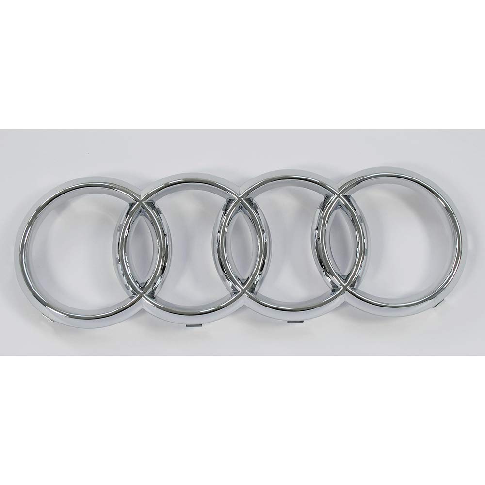 Audi 4H0853605B2ZZ Ringe Emblem Zeichen vorn Kühlergrill Logo Chrom von Audi