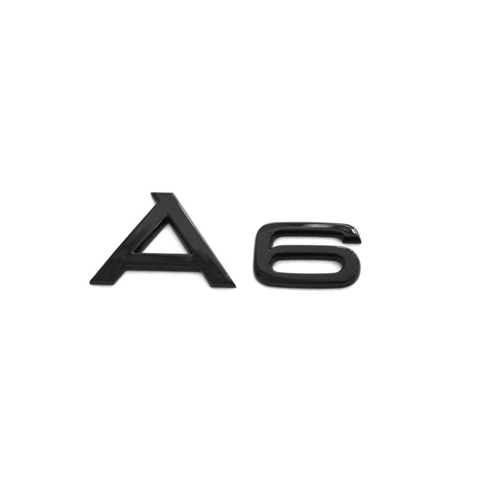 Audi 4K0071803 Schriftzug A6 schwarz Tuning Exclusive Black Edition Emblem von Audi