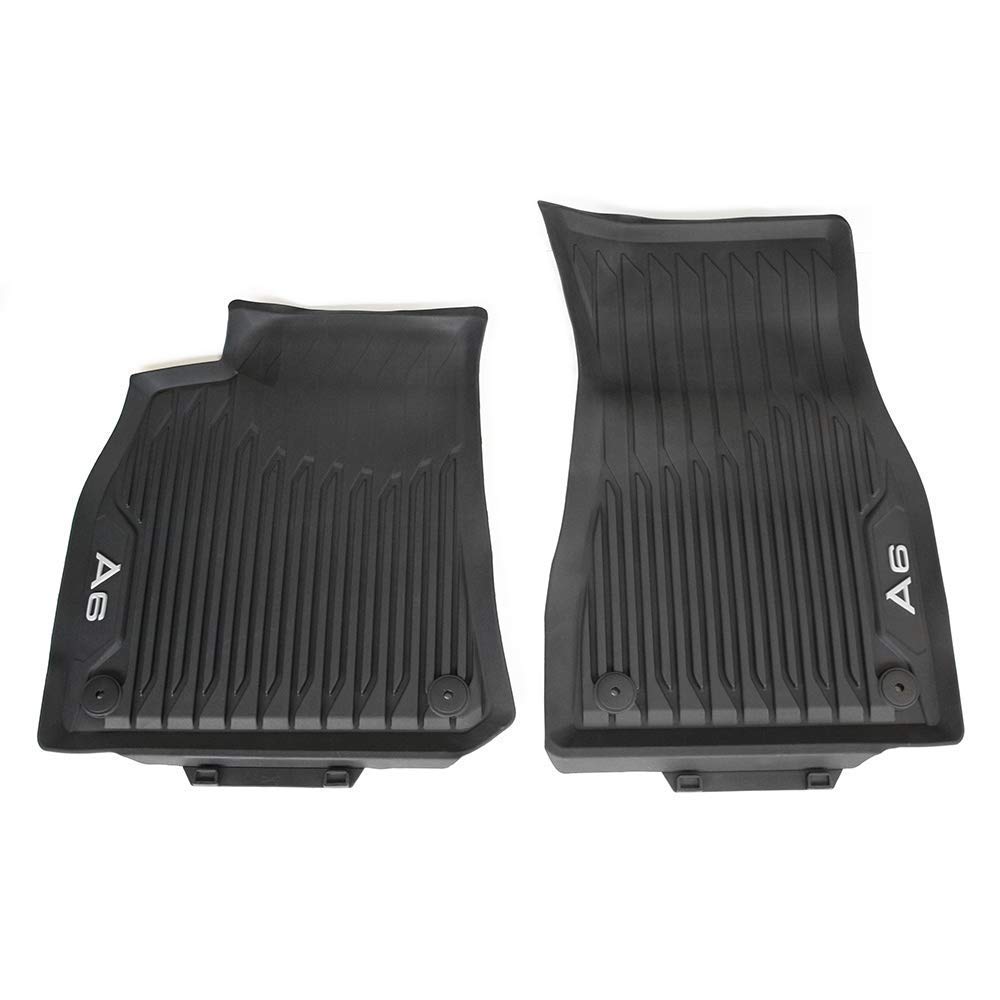 Audi 4K1061501041 Premium Gummi Fußmatten 2X vorn Gummimatten Allwettermatten schwarz mit A6 Schriftzug Audi 4K1061501041 Premium Gummi Fußmatten 2X vorn Gummimatten Allwettermatten schwarz mit A6 Schriftzug von Audi