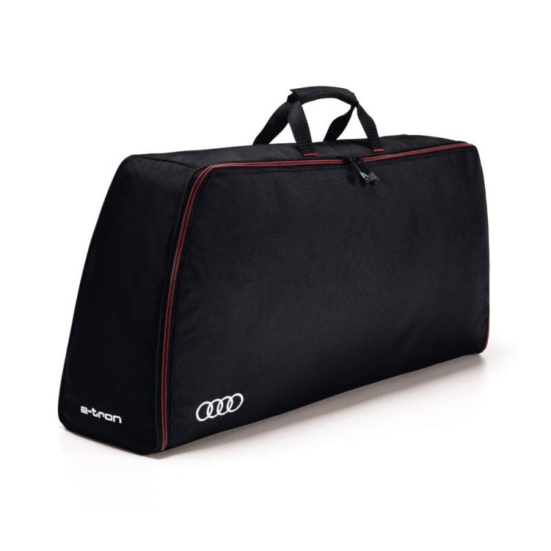 Audi 4KE071073 Aufbewahrungstasche Kofferraumtasche Ringe Logo e-tron Kabeltasche, schwarz von Audi