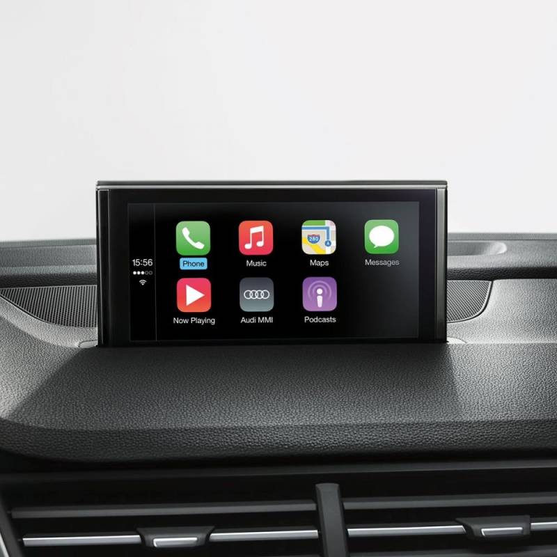 Audi 4M0051472 Nachrüstung Smartphone Interface Display MMI Media (nur für MMI Navigation Plus), Schwarz von Audi