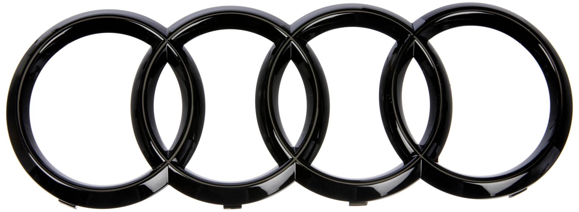 Audi 4M0071801 Ringe Zeichen Kühlergrill Black Edition Emblem Blackline Logo schwarz von Audi