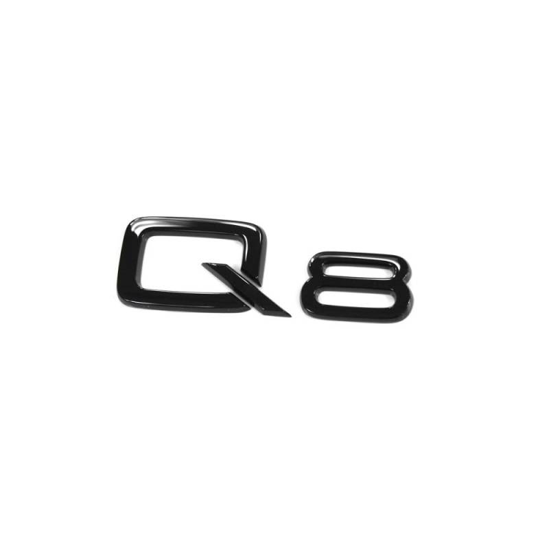 Audi 4M8071803 Schriftzug Q8 schwarz Tuning Exclusive Black Edition Emblem von Audi