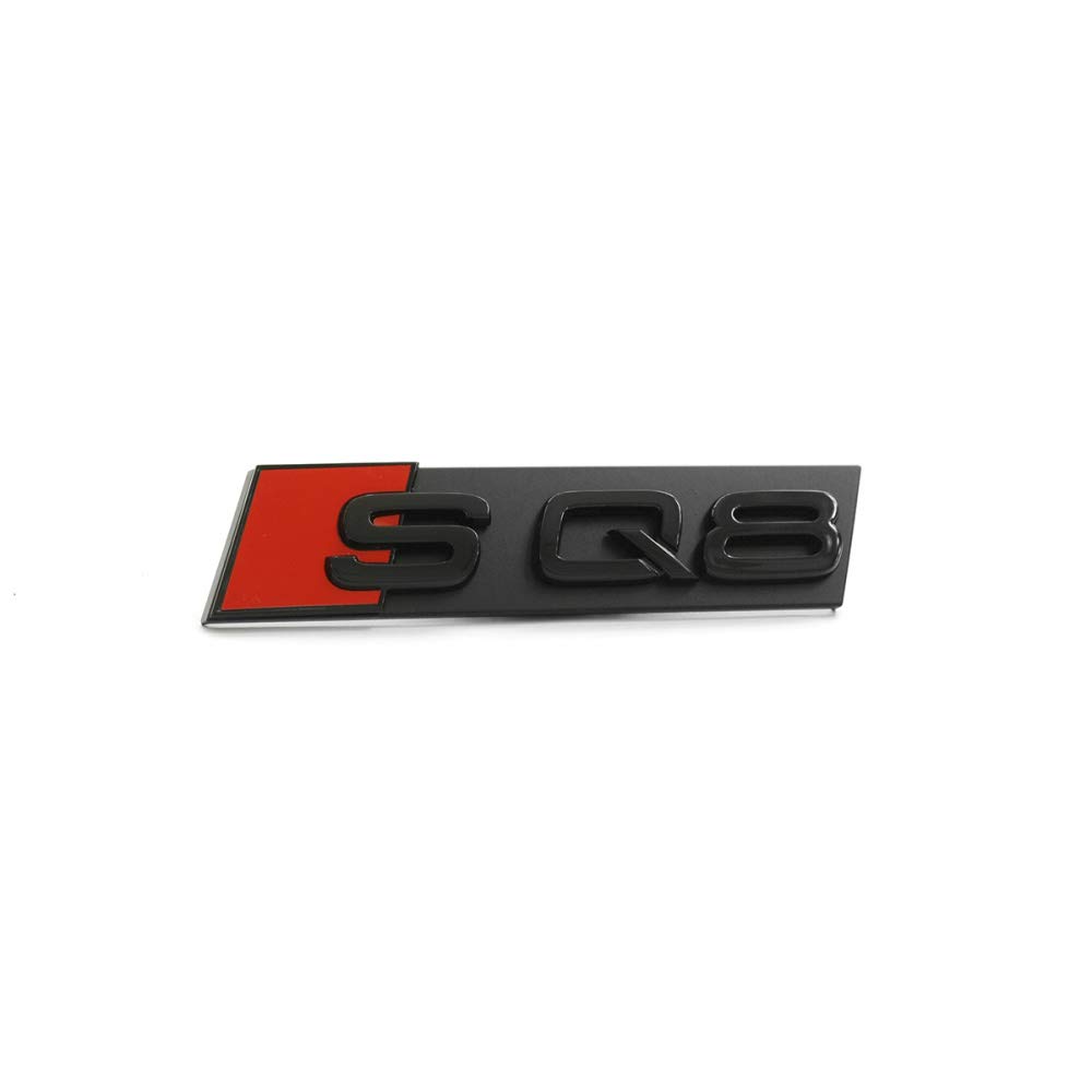 Audi 4M8071805 Schriftzug SQ8 Clip schwarz/rot Tuning Exclusive Kühlergrill Black Edition Emblem von Audi