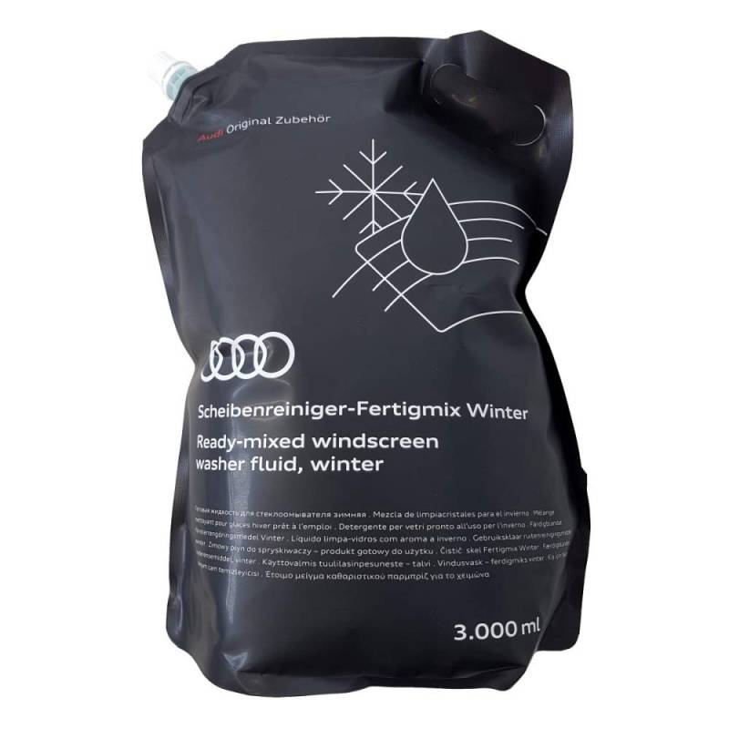 Audi 4M8096323A020 Scheibenreiniger Winter Fertigmix Wischwasser Standbodenbeutel, 3 Liter von Audi