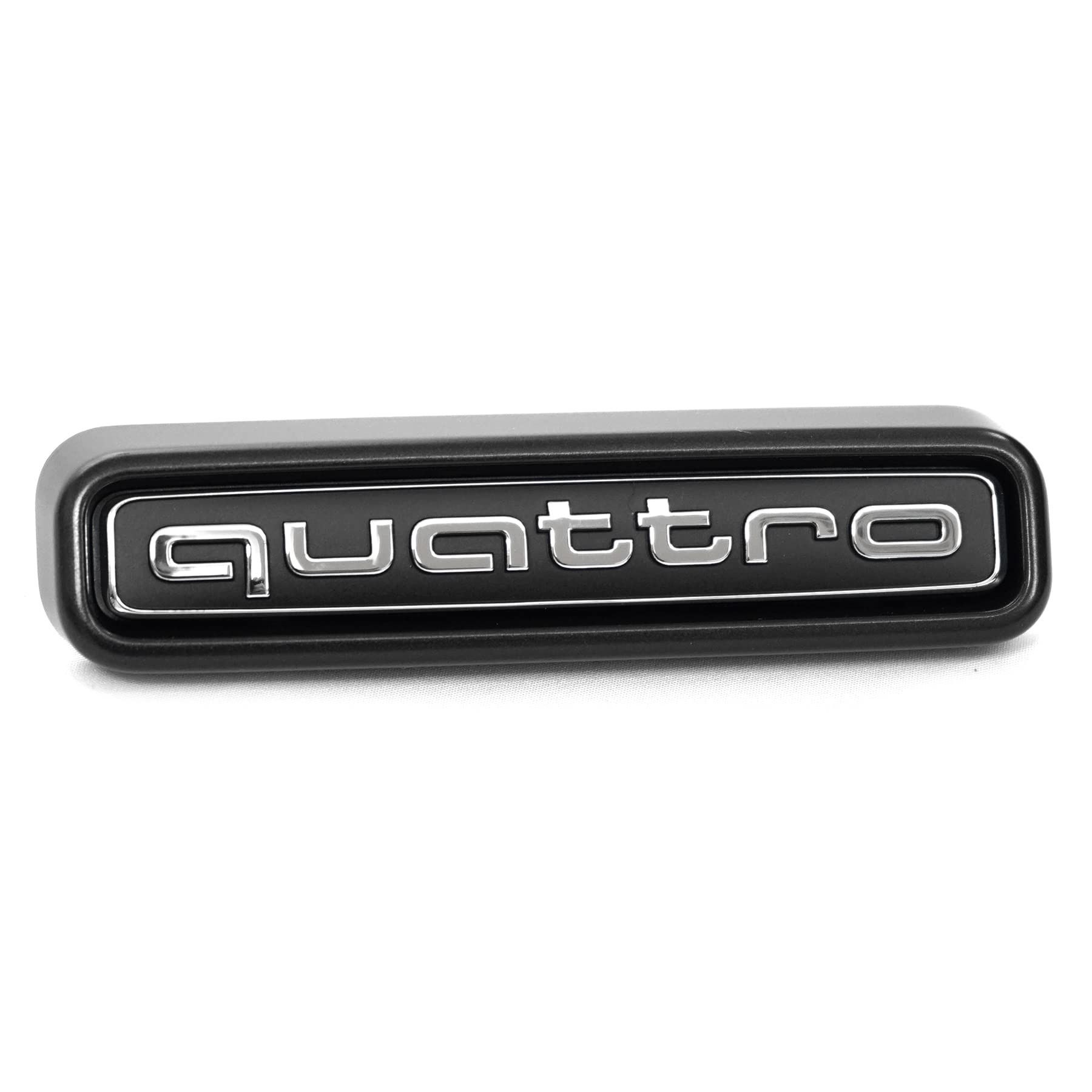 Audi 4N0853736A2ZZ Plakette Quattro Schriftzug Kühlergrill Emblem Logo, für PR-Code 2K7, für Produktion ab 11/2021 Audi 4N0853736A2ZZ Plakette Quattro Schriftzug Kühlergrill Emblem Logo, für PR-Code 2K7, für Produktion ab 11/2021 von Audi