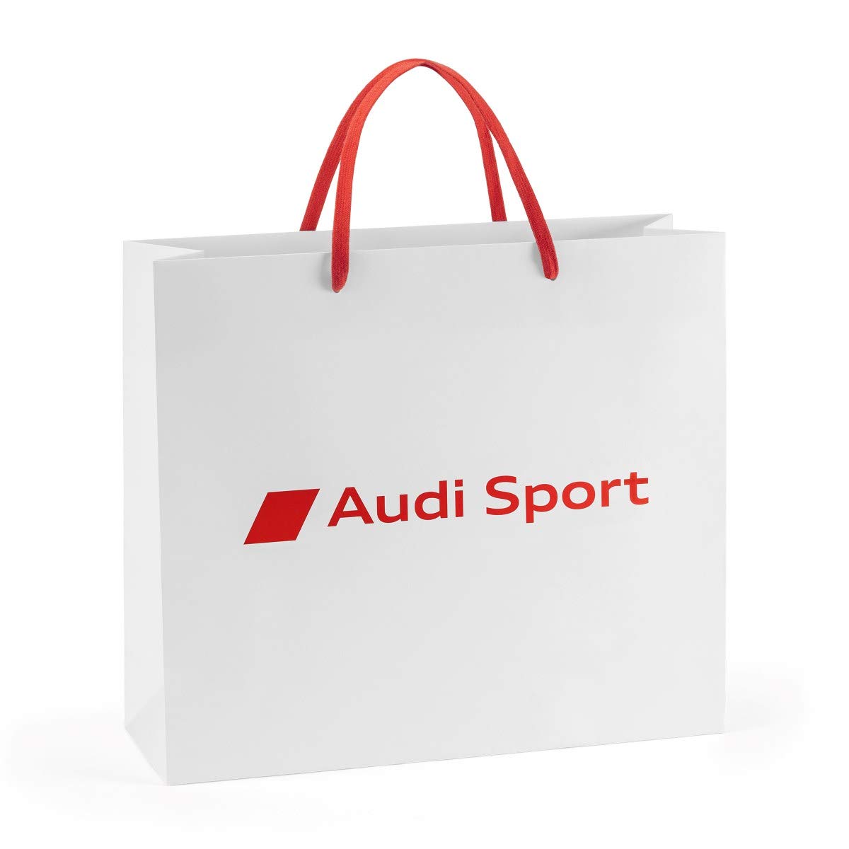 Audi 7281900202 Tragetasche Papier Geschenktüte Weiß/Rot (M) von Audi
