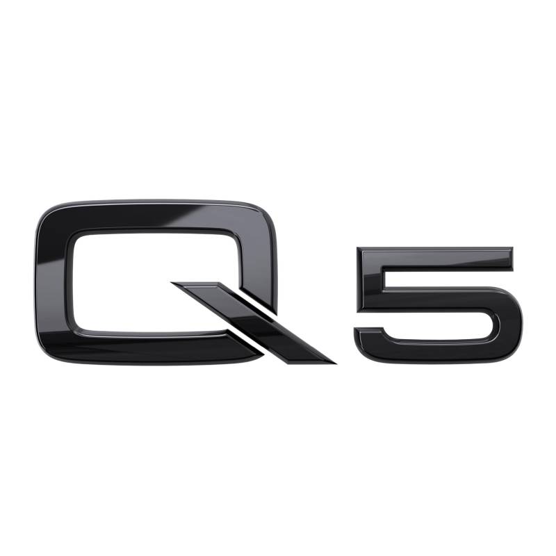 Audi 80A071803 Schriftzug Q5 Logo Aufkleber Modellbezeichnung Emblem, schwarz von Audi