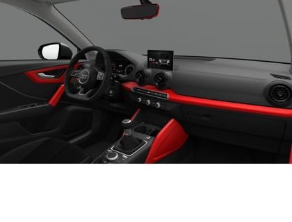 Audi 81A072540Z3M Dekorblende für Innenspiegel Q2 automatisch abblendend in Misano-rot von Audi